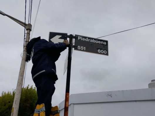 Trelew: Piedrabuena ahora tiene sentido único de sur a norte
