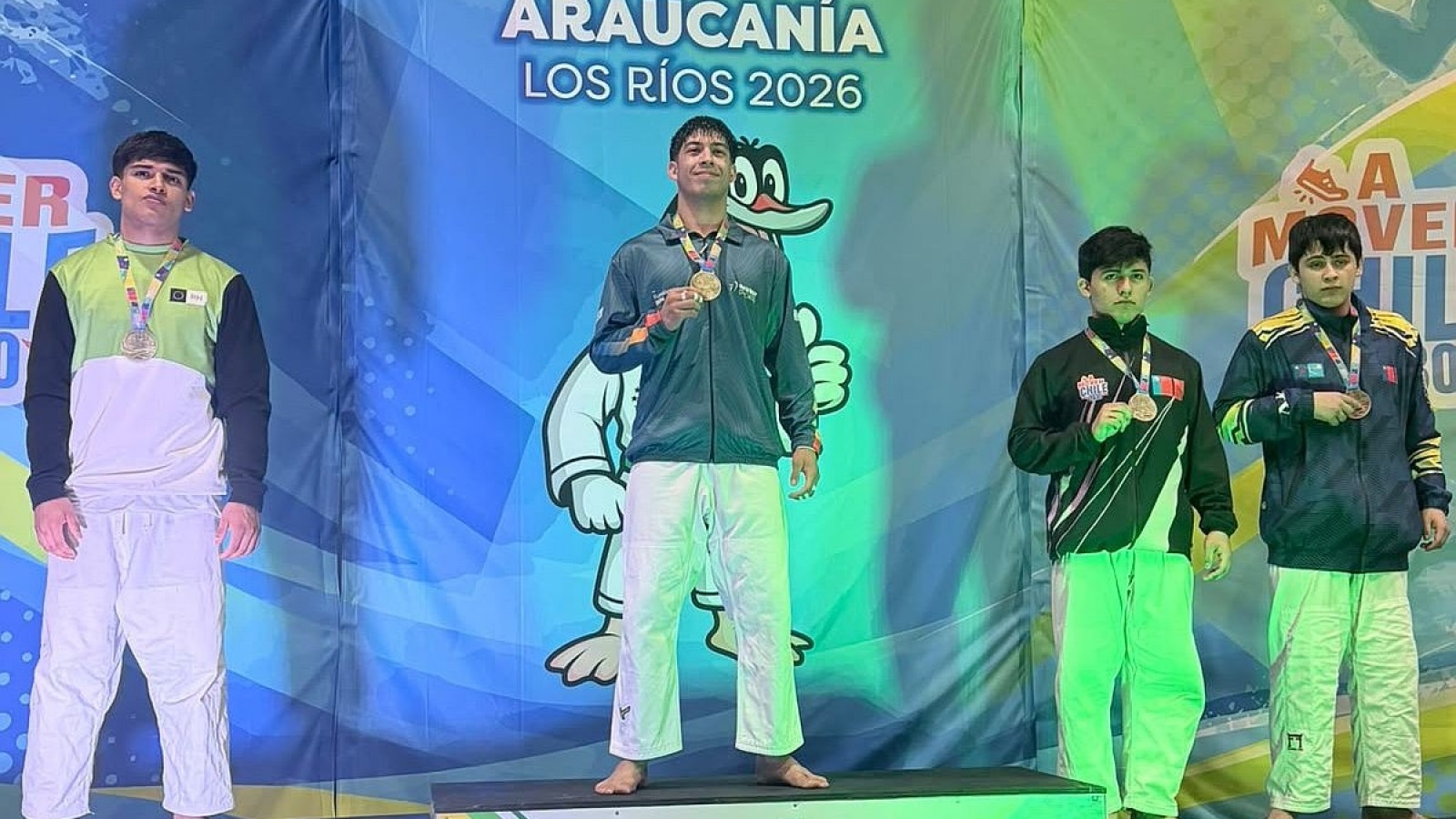 Del bronce al oro: El madrynense Máximo Ocampos volvió a hacer historia en los Juegos de la Araucanía