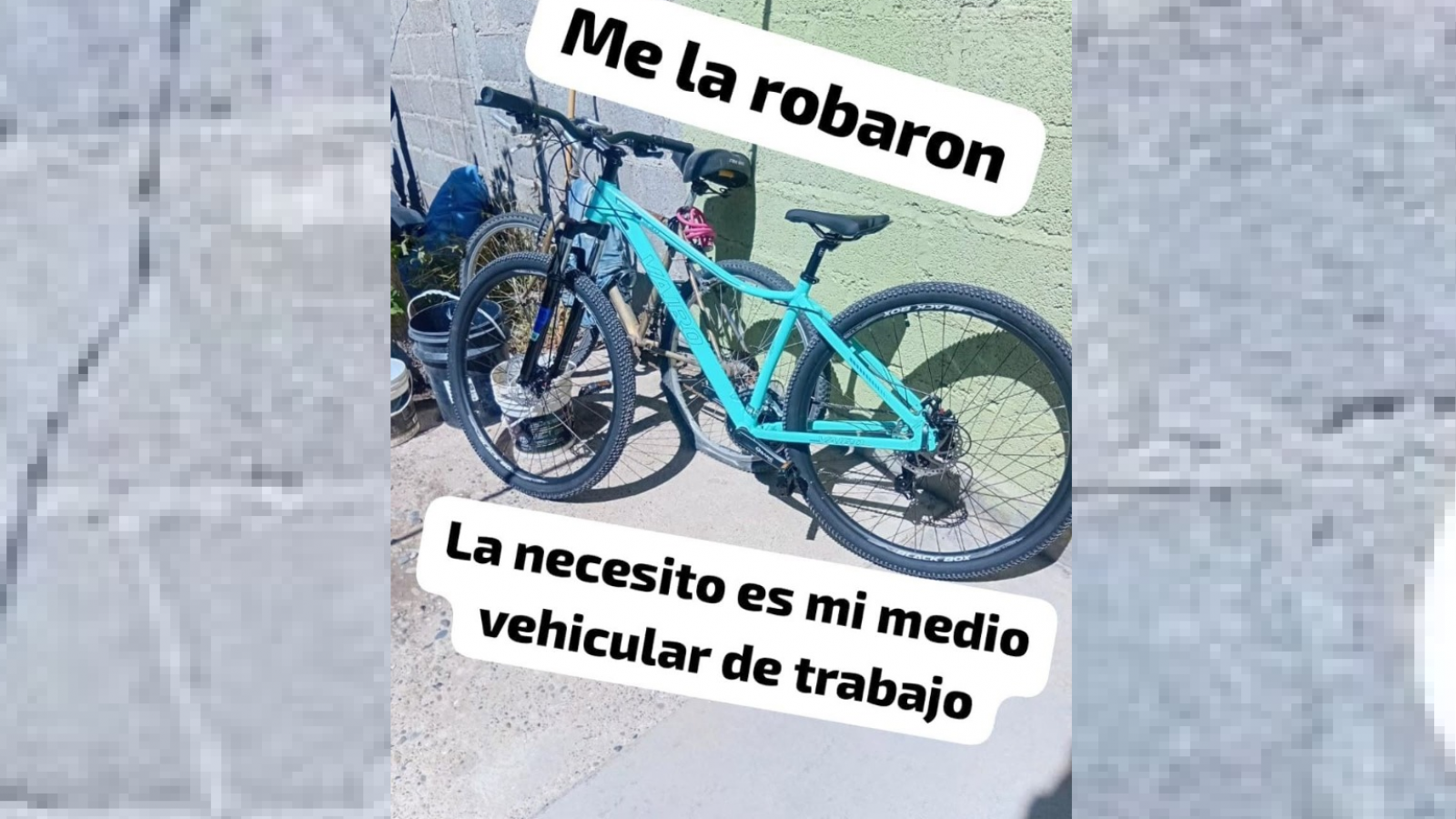 "Me la robaron y la necesito para trabajar": el pedido desesperado de una mujer que busca su bicicleta en Trelew