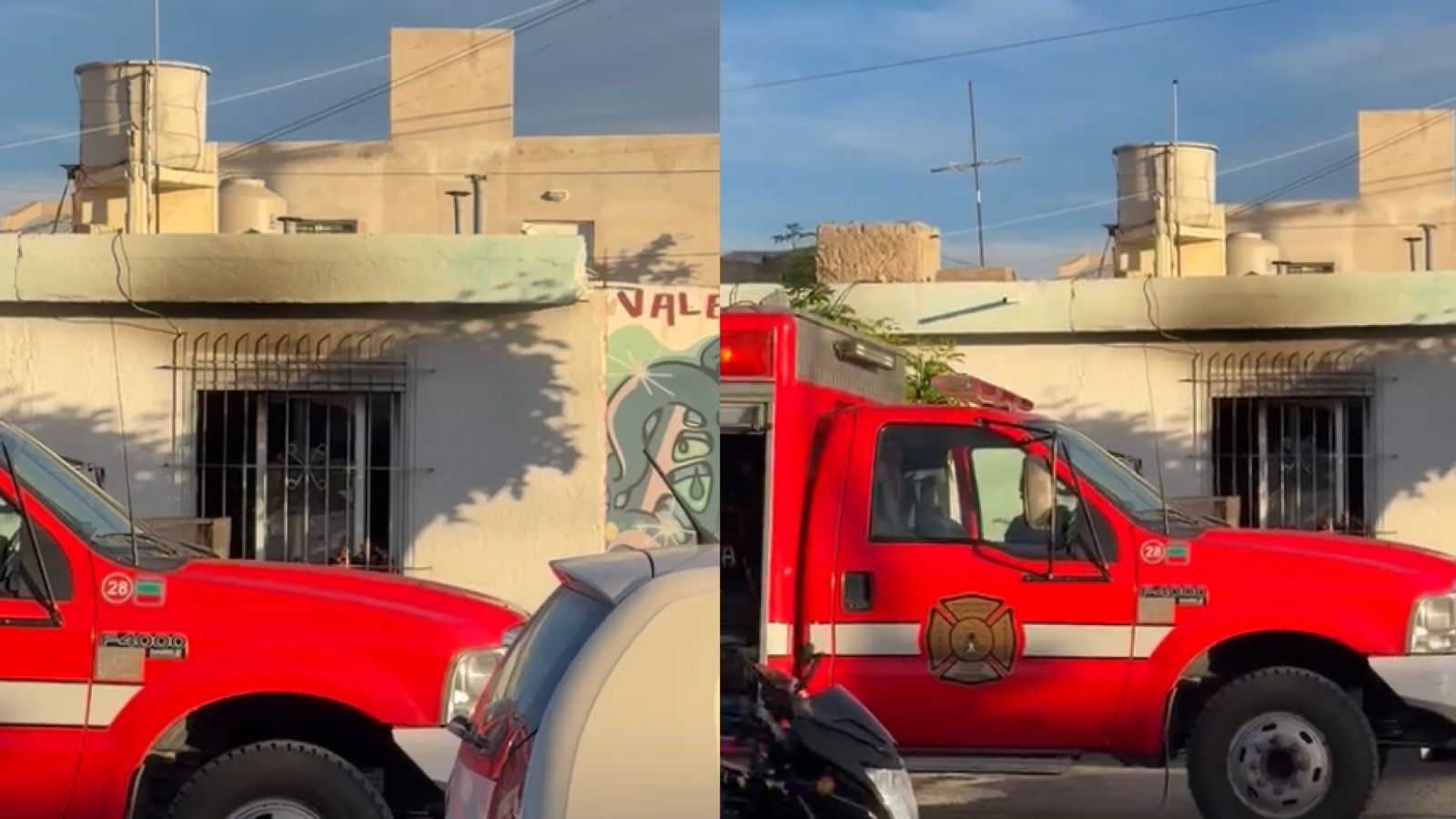Trelew: mientras su padre trabajaba, un hijo le prendió fuego a una habitación de su casa
